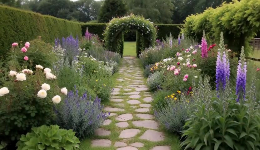 After — Cottage Garden Borders